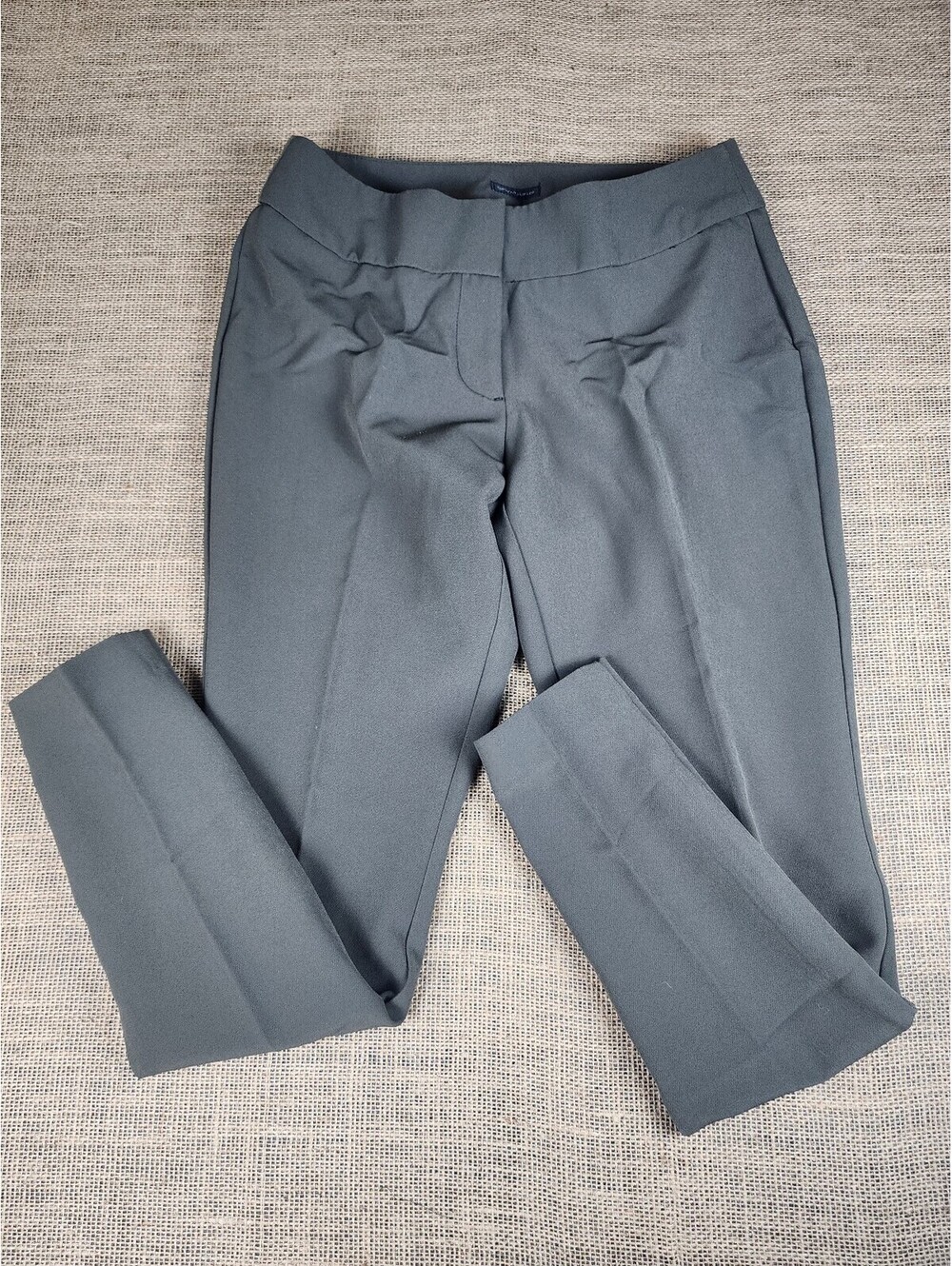 Worthington Curvy Fit Slim Leg Career Work Pants Size 6 Olive Green